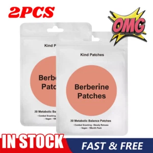 2X Body Care Slimming PatchBerberine Patches 30Metabolic BalancePatches 30PCS - Picture 1 of 13