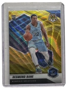 Desmond Bane 2020-21 Panini Mosaic RC Asia Gold Wave SSP Memphis Grizzlies - Imagen 1 de 2