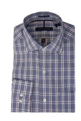 CAMISA DE VESTIR PARA HOMBRE TOMMY HILFIGER CORTE REGULAR SIN BOTONES DELANTEROS ¡VARIEDAD! Foto 1 de 3