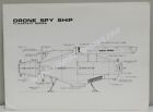 Star Trek BLUEPRINTS: Drone Spy Ship, Flagstaff Series, 4 - 11"x16" Sheets 1981!