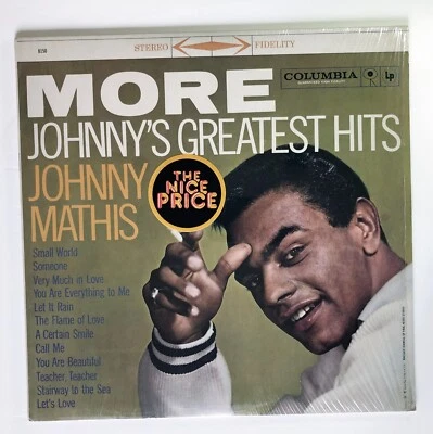 Johnny Mathis LP Record, More Johnny’s Greatest Hits, NM/NM, 1970s Reissue - Image 1 of 4