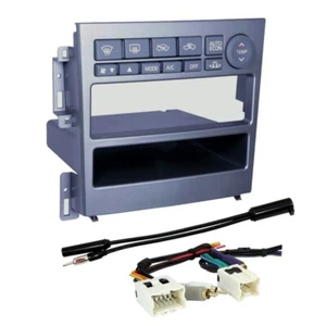Kit de tablero de instalación de radio Din único 99-7605 y cables para montaje estéreo para automóvil G35 - Imagen 1 de 4