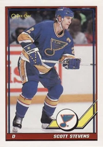 #481 Scott Stevens - St. Louis Blues - 1991-92 O-Pee-Chee Hockey - Picture 1 of 1