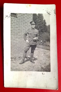 Unposted Vintage B&W Postcard - British Soldier #20 - Picture 1 of 2