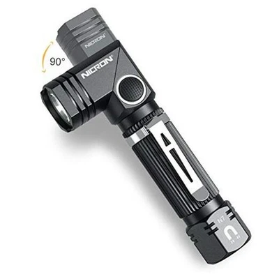  Flashlight 600 Lumens Tactical Flashlight, 90 Degree Ip65 Waterproof Led N7 - Image 1 of 4