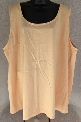 Camisa Top Blusa Mujer Roaman Talla 3X Sin Mangas Cuello Redondo Foto 1 de 4