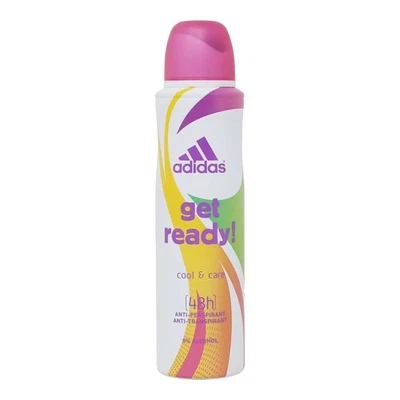 Adidas Get Ready Cool & Care Desodorante Mujer 150ml / 92g - TOTALMENTE NUEVO Foto 1 de 2