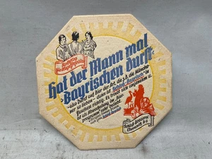 2. WELTKRIEG BIERDECKEL 1939 - 1945 SCHLOSS BRAUEREI CHEMNITZ AG 18x18cm - Picture 1 of 9