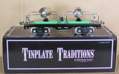 MTH Tinplate Traditions 10-1116 No. 520 Searchlight Car Standard Gauge LNIB - Image 1 of 4