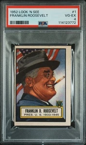 1952 Look 'N See #1 Franklin Roosevelt PSA 5 U.S. President - Picture 1 of 2