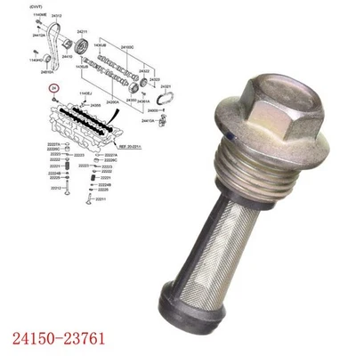 Assy Filtern 1Stück 24150-23761 Filter Assy Kraftstoff Lieferung Metall - Image 1 of 4