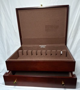 Reed & Barton Wooden Flatware Silverware Chest with Drawer Tarnish Resistant - Picture 1 of 11