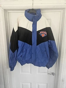 Logo 7 Nba New York Knicks Varsity Bomber Jacket Size Medium - Picture 1 of 12