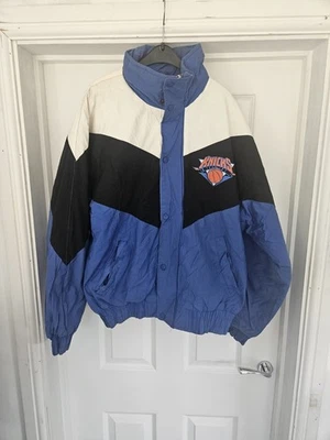 Logo 7 Nba New York Knicks Varsity Bomber Jacket Size Medium - Image 1 of 4