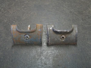 1949 1950 1951 1952 CHEVROLET SEDAN WINDSHIELD GARNISH CONNECTOR PAIR - Picture 1 of 3