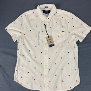 Camisa corta Chubbies para hombre mediana The All Stars No Stripes Resort Weave Friday Slv - Imagen 1 de 9