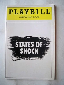 STATES OF SHOCK Playbill JOHN MALKOVICH / ERICA GIMPEL / SAM SHEPARD NYC 1991 - Picture 1 of 2