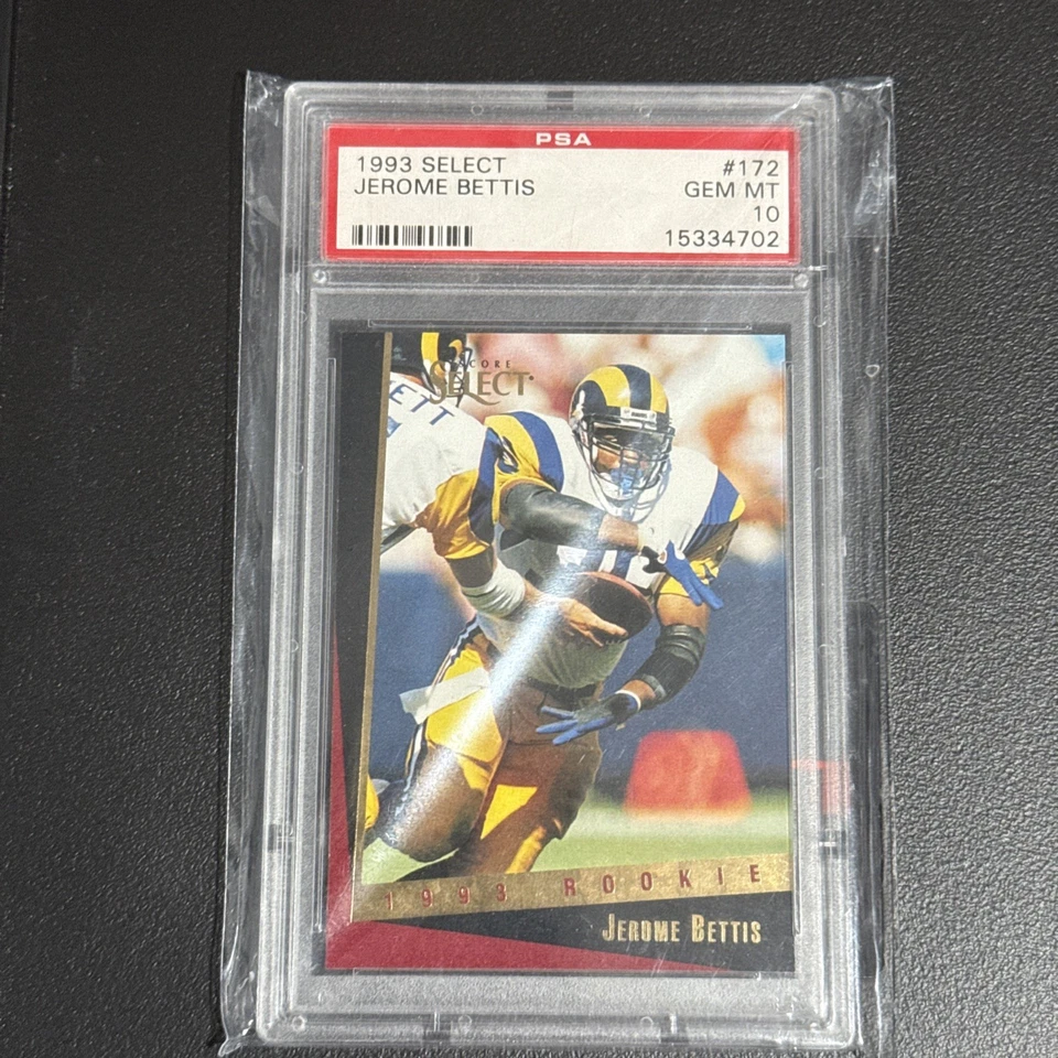 1993 Select #172 Jerome Bettis PSA 10 - Image 1 of 1