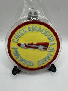 Vintage Boy Scouts Of America Patch Pinewood Derby Chickamaugura Boston BSA - Bild 1 von 2