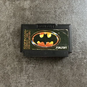 USED Batman Nintendo Famicom Sun Soft 1989 Japanese Version Action Retro Games - Picture 1 of 4