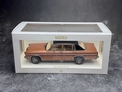 Norev 1:18 Opel Diplomat V8 Alloy Diecast Model Car Hobby Gifts Champagne gold - Image 1 of 4