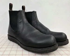 Red Wing 9 D 3194 Heritage Classic Chelsea Boots Black 9D Made in USA - Picture 1 of 8