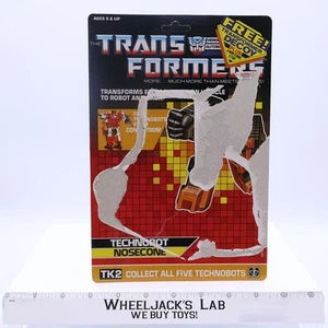 Nosecone Cardback 1987 Vintage Hasbro G1 Transformers Action Figure - Picture 1 of 2