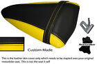 Yellow And Black Custom Fits Kawasaki Ninja Zx6r 07 08 Pillion Seat Cover