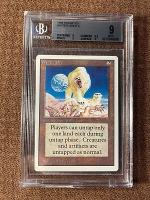 Winter Orb, Unlimited, Graded (BGS 9), Vintage, Old School, 93/94 - Image 1 of 4