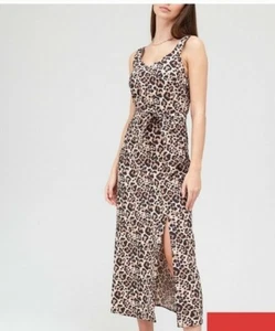 V By Very Cotton Wrap Maxi Dress - Print Size 10 RRP £25 100% Cotton - Picture 1 of 3