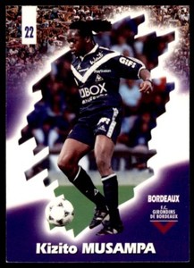 Panini Foot Cards 98 - Kizito Musampa Bordeaux No. 22