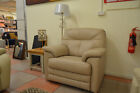 G Plan Leather Armchair Stanton in Regent Plaster Ex Display Clearance Sale