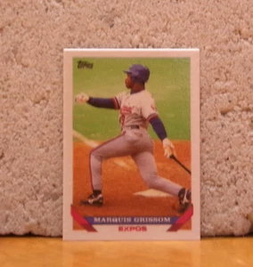 1993 TOPPS MINI 1" VARIANT BASEBALL CARD MONTREAL EXPOS MARQUIS GRISSOM - Picture 1 of 2