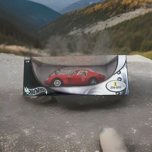 Hot Wheels Ferrari 250 GTO Red 1/18 RARE-UNOPENED 2002 L@@K - Picture 1 of 15
