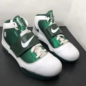 Nike Zoom Lebron 4 IV Soldier Green Women's Size 13.5 2010 Rare - Picture 1 of 15