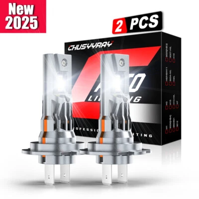 2PC H7 LED Headlights Lamp White For BMW F800GS 2008-2017 F700GS 2013 2014 2015 - Image 1 of 4