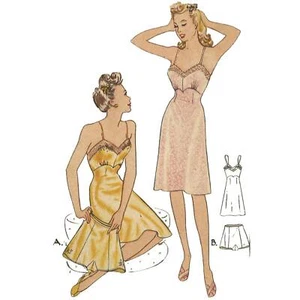 40er Jahre Muster, Slip und Dessous Set - mehrere Größen - Bild 1 von 1