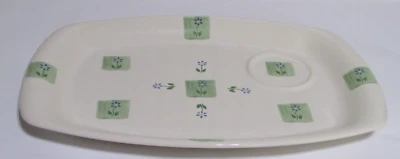 Pfaltzgraff  Cloverhill Floral 16"   Barbecue Tray Platter - Image 1 of 4