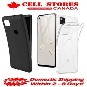 Coque arrière fine en gelée de silicone TPU souple pour Google Pixel 4 / XL / 4a / 5G - Photo 1 sur 10