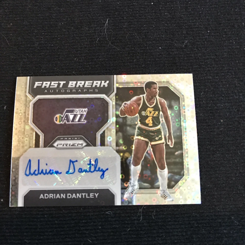 2022-23 Prizm Adrian Dantley Fast Break Prizm Autograph Auto #DAJ - Image 1 of 2