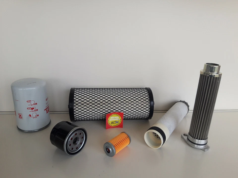 MOTORFUNSPORTS Filter Set (groß) passend für Iseki SF 310 mit Motor E3CDVG03