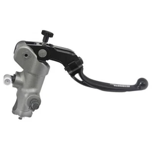 Pompa freno radiale Accossato PRS 19x17-18-19 leva corta nera snodata - Picture 1 of 7