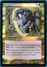 Fleetfoot Panther FOIL Planeshift PLD Uncommon CARD (209745) ABUGames