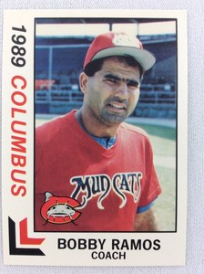 1989 Columbus Mudcats-Southern League-BEST Baseball Card-Bobby Ramos