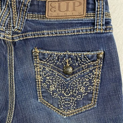 Cowgirl Up Jeans Womens 28/32(30) Indigo Cotton/Spandex Western Bootcut CGJ30702 - Image 1 of 4