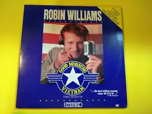 GOOD MORNING VIETNAM Robin Williams, Forest Whitaker 1987 Touchstone R LASERDISC - Picture 1 of 4