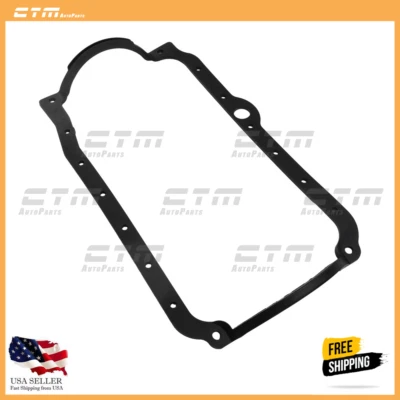 Oil Pan Gasket Fits 87-96 Chevrolet GMC Astro Blazer 4.3L V6 OHV 12v - Image 1 of 4