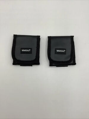 Vivitar Memory Card Wallet (2 PACK!) HF-MW003 Black NIP New In Plastic - Image 1 of 3