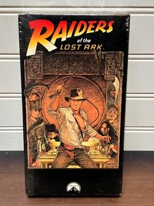 Raiders of the Lost Ark 1989 SEALED VHS #1376 Paramount Home Video Watermarks - Picture 1 of 8