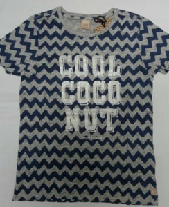 NWT Scotch Shrunk cool coco nut short sleeve t-shirt blue/grey age 8 years - Picture 1 of 5